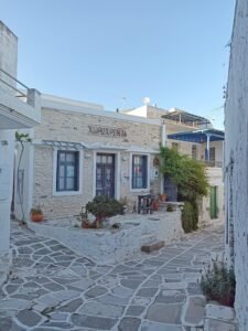 Greek architecture and streets