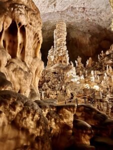Postojna cave interior Slovenia