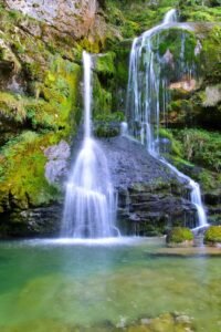 Tolin waterfall Slovenia